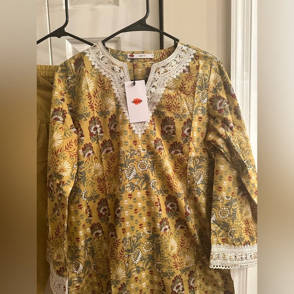 NWT Khaadi 100% cotton embroidered floral two piece. - Picture 4 of 13